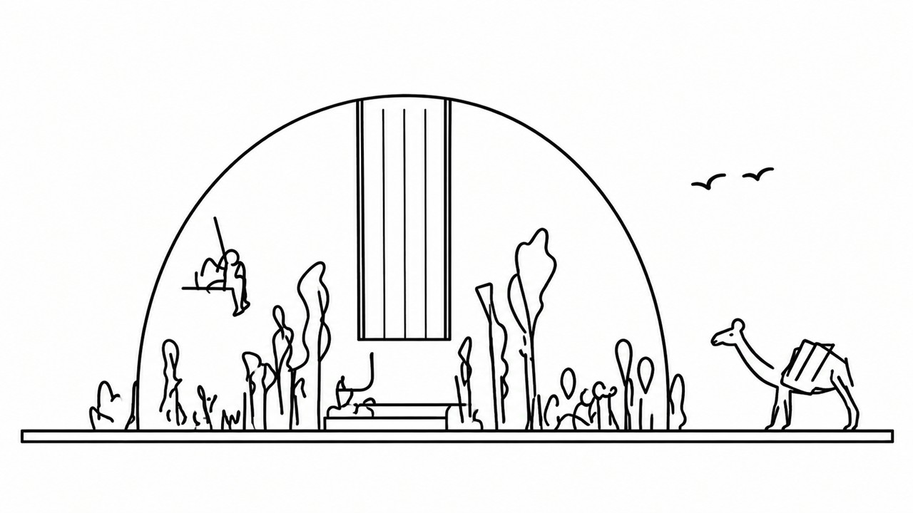 Biodiversity hub arid place