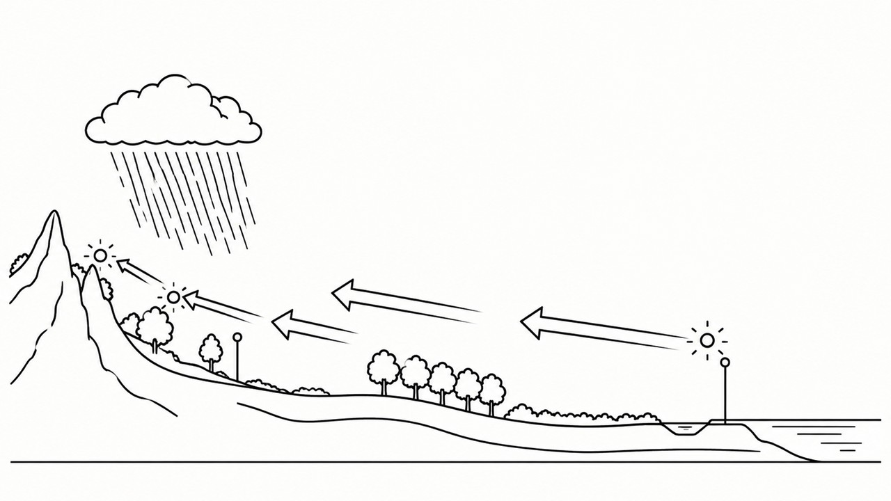 Rain pilot in watershed